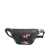 Hip Bag, Stylische Brusttasche, Gürteltasche mit 2 Fächern, Travel Pack, Heritage Umhängtasche, Festival Hüfttasche, Bauchtasche, 25 x 14 x 8cm, Black R