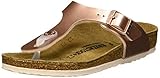 Birkenstock Jungen Mädchen Gizeh Zehentrenner, Electric Metallic Copper Schmal, 31 EU
