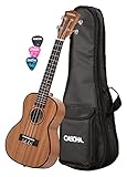 Cascha HH 2035L Left-Handed Premium Concert Ukulele with Bag