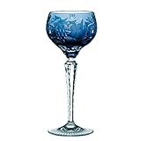 Spiegelau & Nachtmann, Weinglas mit Schliffdekoration, Kristallglas, 230 ml, Traube, 0035951-0, Kobaltblau, B