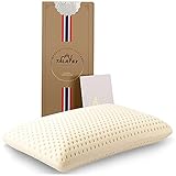 Talalay 100% natürliches Premium-Latex-Kissen, hilft Druck zu lindern, Nacken- und Schulterschmerzen, keine giftigen Memory-Schaum-Chemikalien, perfektes Paket Bestes Geschenk (Standard)