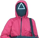 Squid Game Mask 2021 TV Cosplay Maske Halloween Party Scary Masked Man Requisiten, Dreieck, Einheitsgröß