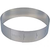 Tortenring Edelstahl verstellbar 10