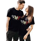 Zhiyao Herren Damen Tshirt Lustiges T-S