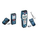 Bosch Professional Laser Entfernungsmesser GLM 40 (max. Messbereich: 40 m, 2x 1,5-V Batterien) & digitales Ortungsgerät GMS 120 (spannungsführende Leitungen: 38/120/80/50 mm, im Karton)