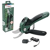 Bosch elektrische Gartenschere EasyPrune (integrierter 3,6 Volt Akku, 450 Schnitte/Akkuladung, im Karton)