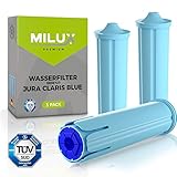 [3x] Filter für Jura Claris Blue | TÜV zertifizierter Kaffeegenuss | ersetzen Jura 71312 | von Milux