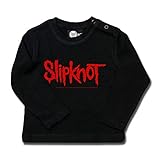 Metal-Kids Slipknot (Logo) - Baby Longsleeve Farbe schwarz - rot, Größe 80