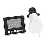 MagiDeal TS-FT002 Füllstandsanzeige für Zisterne, Regenwassertanks. Ultraschall Füllstandssensor (batteriebetrieben) mit Drahtlose Funk Display - Funkübertragung bis zu 100