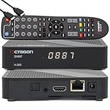 OCTAGON SX887 HD H.265 IP HEVC Smart Set-Top TV Box - Player, FTA Mediathek, DLNA, YouTube, Web-Radio, iOS & Android App, USB für Externe Festplatte, gratis EasyMouse HDMI-Kabel, UVM