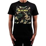 Banger Musik T-Shirt Majoe Schutzweste schwarz (XXL)