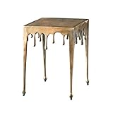 riess-ambiente.de Extravaganter Beistelltisch Liquid LINE S 34cm Gold Tropfen-Design Wohnzimmertisch T