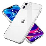 Kaliroo Klare Handyhülle kompatibel mit iPhone 12 | iPhone 12 PRO Hülle, Transparente Silikon Schutzhülle Crystal Clear Case Durchsichtig, Ultra-Slim Phone Cover Handy-Tasche Soft Bumper Schale Dü