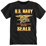 Navy Seals Marines Corps USA US Army Fremdenlegion Route 66 NASA Polo T-Shirt Shirt L