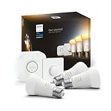 Philips Hue White Ambiance E27 3er Starter Set inkl. Smart Button 3x800lm 75W 929002468405