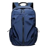Outdoor Rucksack Oxford Tuch Rucksack Computer Tasche Männer Business Casual Student Schultasche Reisetasche (Color : Blue)