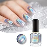 Born Pretty 6ml Holographic Nagellack Shining Glitter Superglanz Nagelkunst (Magisch Regenbogen)