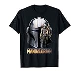 Star Wars The Mandalorian Helmet Portrait Mashup T-S