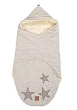 Kaiser 6536723 Einschlagdecke Star Melange light grey/light b