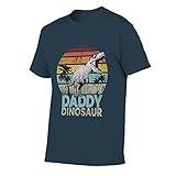 T-Shirt Dinosaurier Dad-dy Digitaldruck T-Shirts für Freund Freundin Dinosaurier Dark Gray XL