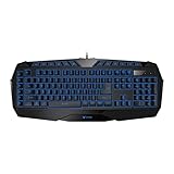 Rapoo VPRO V52 beleuchtete Gaming Tastatur mit programmierbaren Tasten, integriertem Speicher, schw