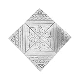 Pflasterform Gehweg,Betonformen 2ST Square Kunststoffgehwegbetonform Garden Road Pflaster Mold DIY Pfad Gebäude Ziegelei Werkzeug Zement Moulds Pflaster B