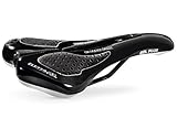 Selle Montegrappa FAHRRADSATTEL Trekking Mountainbike MTB Sattel New ELETTA Gel 2015 Made in Italy Farbe: Schw