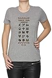 Choose Your Weapon - Monster Hunter Damen T-Shirt Rundhals Grau Kurzarm Größe L Women's Grey T-Shirt Large Size L