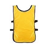 Wytino Sportweste, Farben Kinder Weste Weste Jacke für Outdoor-Sport Fußballtraining(16 * 16 * 5cm-Gelb)