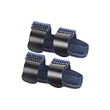 Supvox 1 Paar Fingerschiene Unterstützung Trigger Mallet Finger Brace Sehne Schmerzen lindern (Blau)