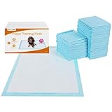 FEANDREA Trainingsunterlagen für Welpen, Puppy Training Pads, Welpentoilette, 100 Stück, 60 x 90 cm PTD90B