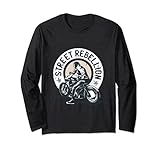 Vintage Biker Street Rebellion Motorrad Ride Custom Retro Lang