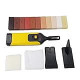 Pteanecay Laminat Reparatur Hand Werkzeug Satz Wachs System Boden Arbeits Platte GehäUse Chips Kratzer Ausbesserungs Werkzeug für die Holz Bearbeitung