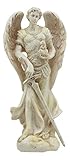 Ebros Elfenbeinfarben Painted Griechisch-orthodoxe christliche Kirche Erzengel der Angelic Rat Statue 12,7 cm hoch Figur 5'Tall Approximately Jehudiel the Laudation of G