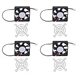 Wärmeableitungslüfter, Lüfter für elektronische Produkte 12V Öldichtungen Lager 4Pcs Mini für elektronische Produk