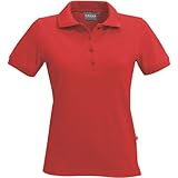 HAKRO Damen Polo-Shirt 'Classic' - 110 - rot - Größe: L