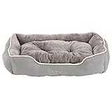 Dehner Hunde- und Katzenbett Sammy, ca. 75 x 58 x 19 cm, Polyester, g