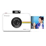 Polaroid-Schnappschuss-Sofortdruck-Digitalkamera mit LCD-Display (Weiß) mit Zink Zero Ink Drucktechnolog