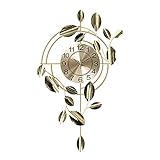 WANXJM Moderne Einfache Und Modische Wanduhr, Nordische Licht-Luxus-Kunstdekorations-Wanduhr, Modische Und Kreative Stumme Wanduhr FüR Zuhause, Geeignet FüR Heimtex
