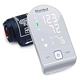BlueMed Elektrisches Oberarm-Blutdruckmessgerät für den Heimgebrauch - Erwachsene (22-32cm, 8.7-12.6inches) - zur Überwachung von Blutdruck und H