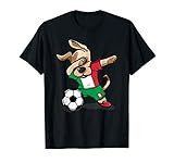 Dabbing Dog Italien Fußball Italienische Fußballliebhaber T-S