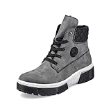 Rieker Damen X8601 Mode-Stiefel, grau, 37 EU