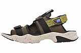 Nike Herren Sandal Canyon, Cargo-Khaki/Signalblau-helles Zitronengelb, 48.5 EU