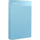 UnionSine Ultra Slim 160GB Externe Tragbare Festplatte 2,5 Zoll USB 3.0 Backups HDD Tragbarefür für PC, Mac, Desktop-Computer, Laptop, Wii U, Xbox, PS4 - (Blau) HD-006