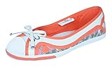PUMA Rudolf Dassler Wellensprung Damen Ballett Pumps Schuhe-Orange-36