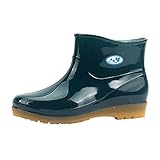 Sannysis Babyschuhe Gummistiefel Damen Halbhoch Wasserdicht Regenstiefel Outdoor rutschfeste Boots Gefüttert Regenstiefel-Wasserdicht Winterstiefel-Schlupfstiefel-S