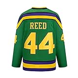 Yajun Fulton Reed #44 Mighty Ducks Film Eishockey Trikots Jersey NHL Herren Sweatshirts Atmungsaktiv T-Shirt Bekleidung,2XL