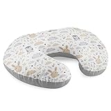 Stillkissen klein Stillhörnchen Velvet - kleines Still Kissen Baby Lagerungskissen Nursing Breastfeeding Pillow für unterwegs Öko-Tex