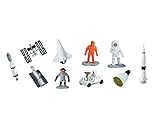 Miniblings 9X Raumfahrt Set Space Astronaut Mond Figuren Weltall Aufstellfig