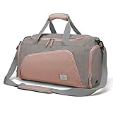 WindTook Sporttasche Damen Frauen 40L Fitnesstasche Reisetasche Trainingstasche Duffel Bag Weekender Travel Bag mit Schuhfach Sport Gym Tasche Herren Tanztasche für Sport Fitness Yoga, 53x27x27